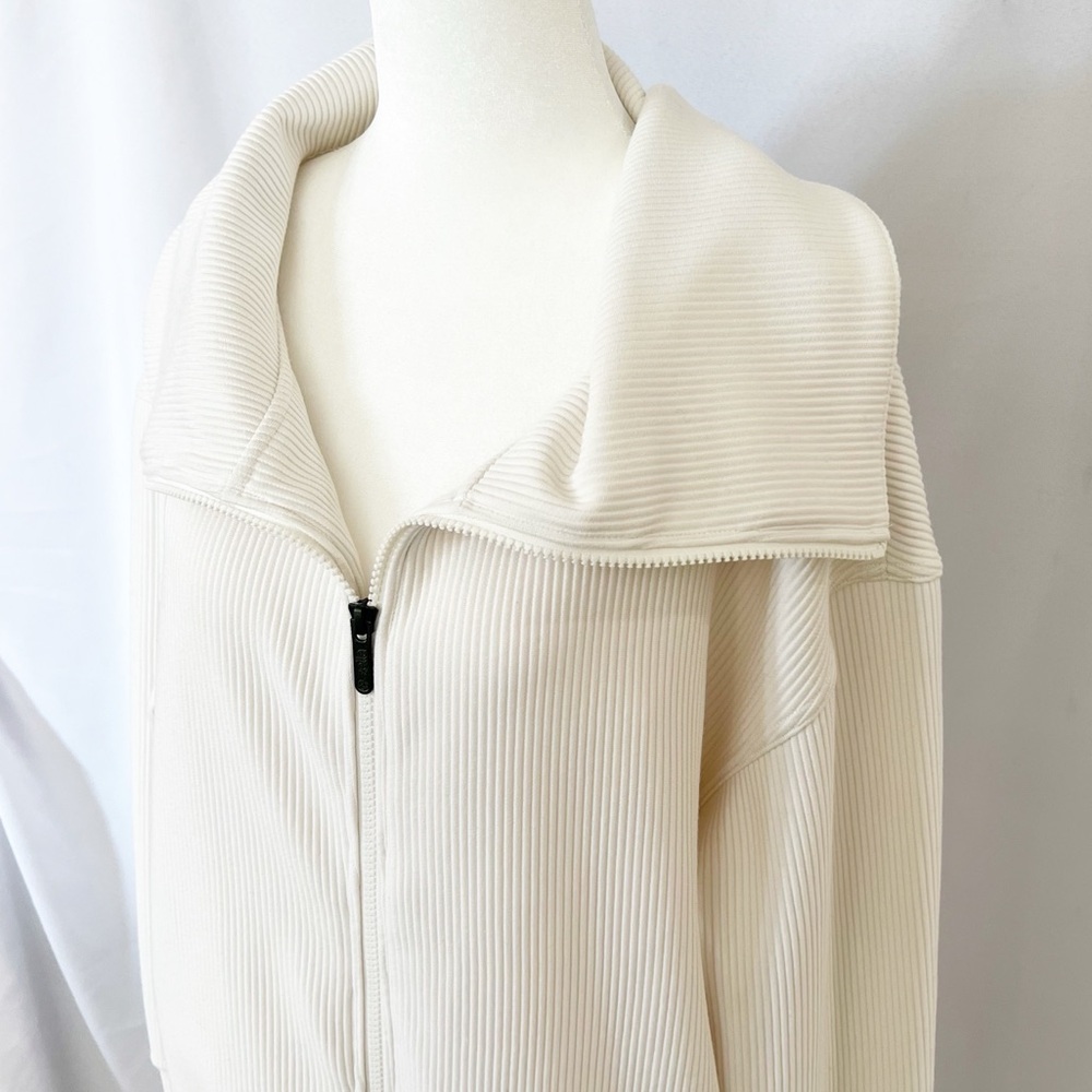 Zella Ottoman Rib Zip Jacket XS - Picture 5 of 8